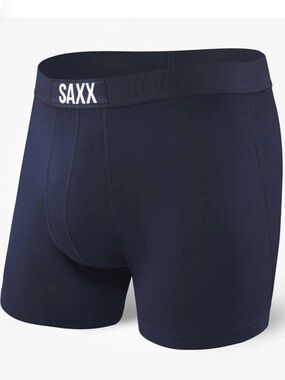 SAXX Men's Vibe Boxer Brief - Navy Blue